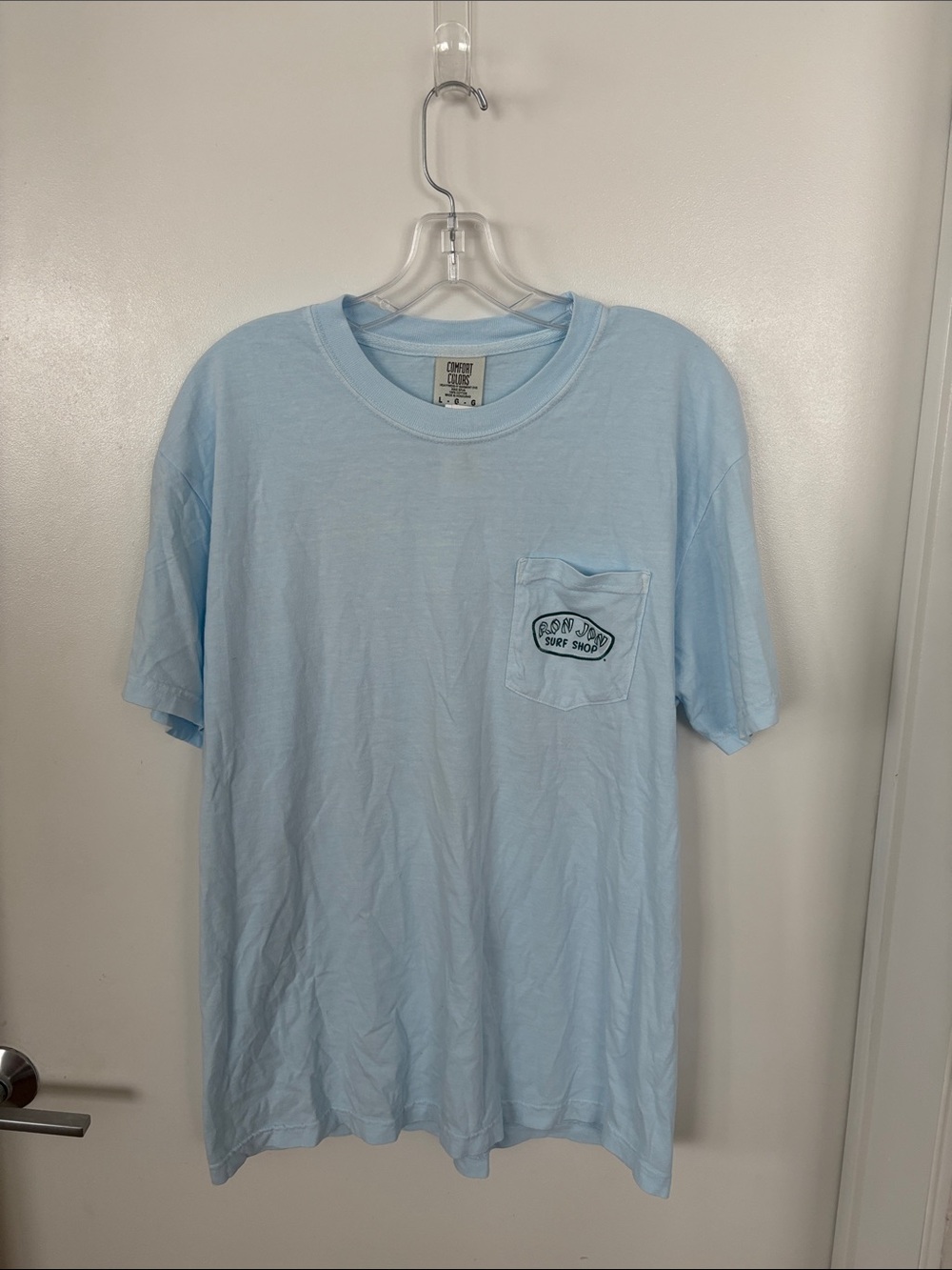 RON JON SURF SHOP Ocean Blue Tropical Florals Logo T-Shirt